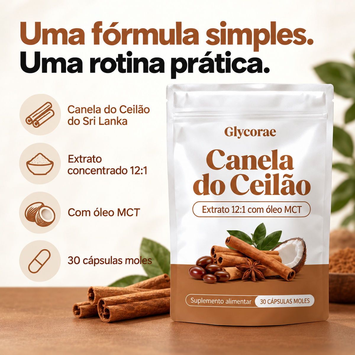 Glycorae — fórmula simples e formato prático